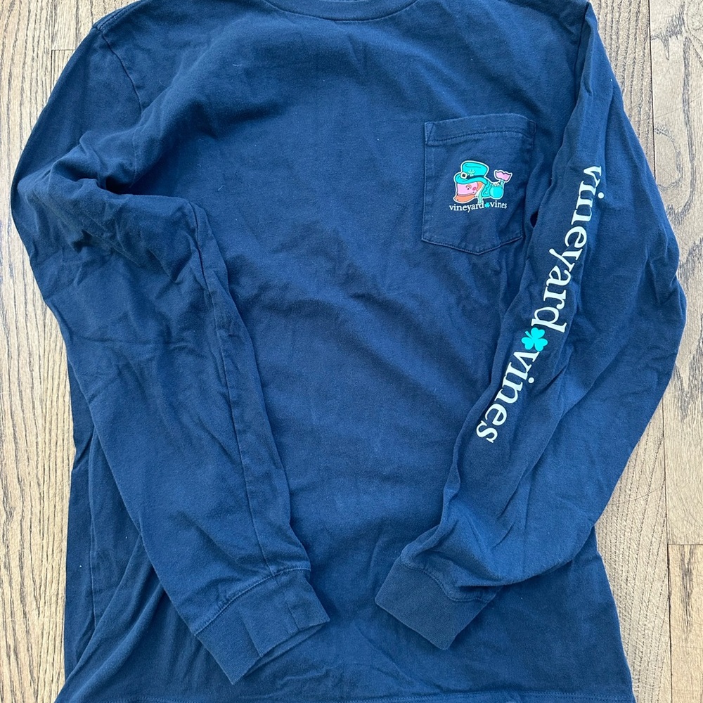 Vineyard Vines Dark Blue Cotton Tee